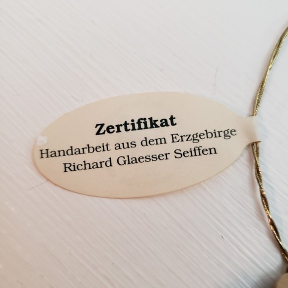 Richard Glaesser Handmade Wooden Ornament- Deer with Tree - Picture 2 of 3